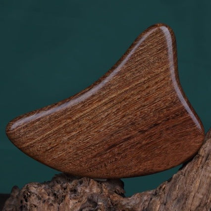 Golden Thread Sandalwood Comb, Natural Sandalwood Scraper, Acupoint Stick, Massage Comb, Health Care Jing County Factory In-stock Wholesale